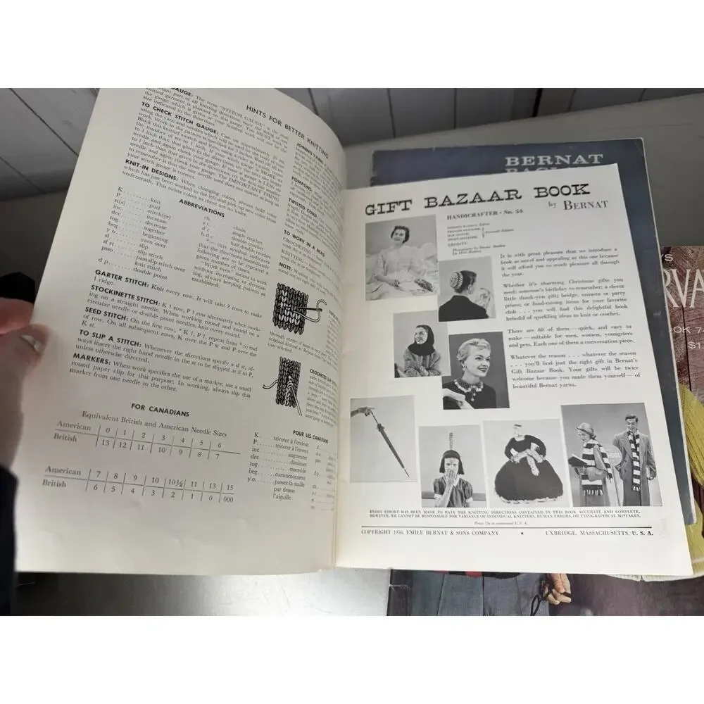 Lot of 3 Crochet & Knitting Booklets Men’s Sweaters Bernat Bazaar Raglans Book